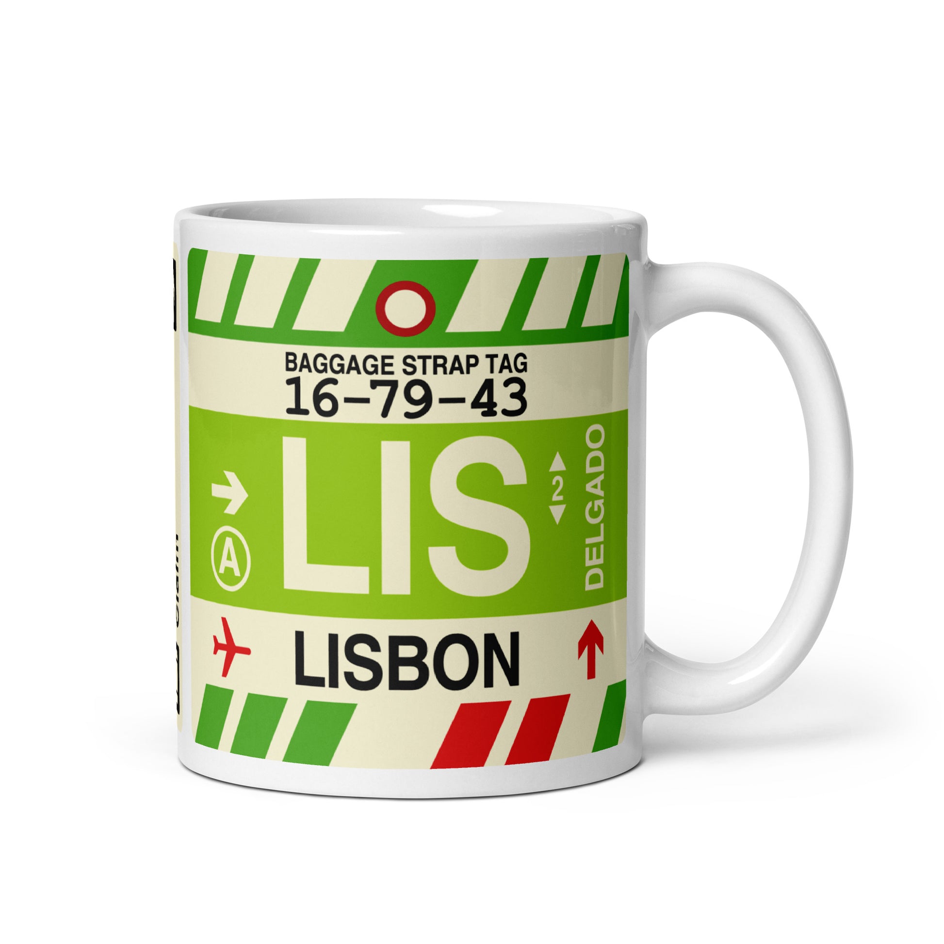 Travel-Themed Coffee Mug • LIS Lisbon • YHM Designs - Image 01