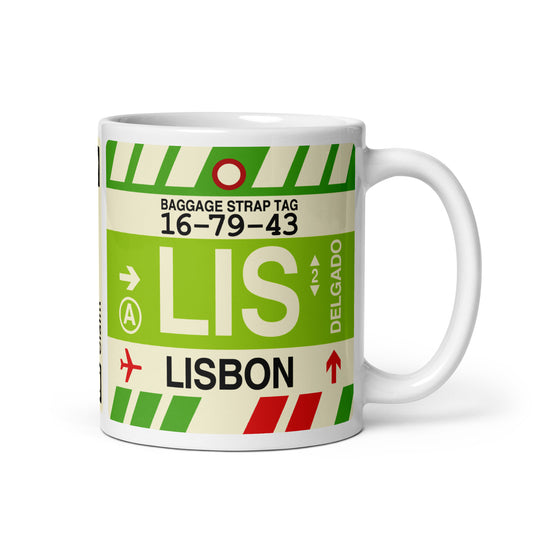 Travel Gift Coffee Mug • LIS Lisbon Souvenir • YHM Designs - Image 01
