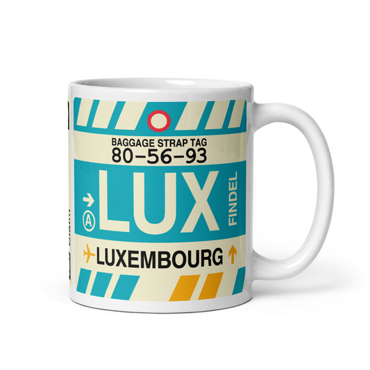 Travel Gift Coffee Mug • LUX Luxembourg • YHM Designs - Image 01