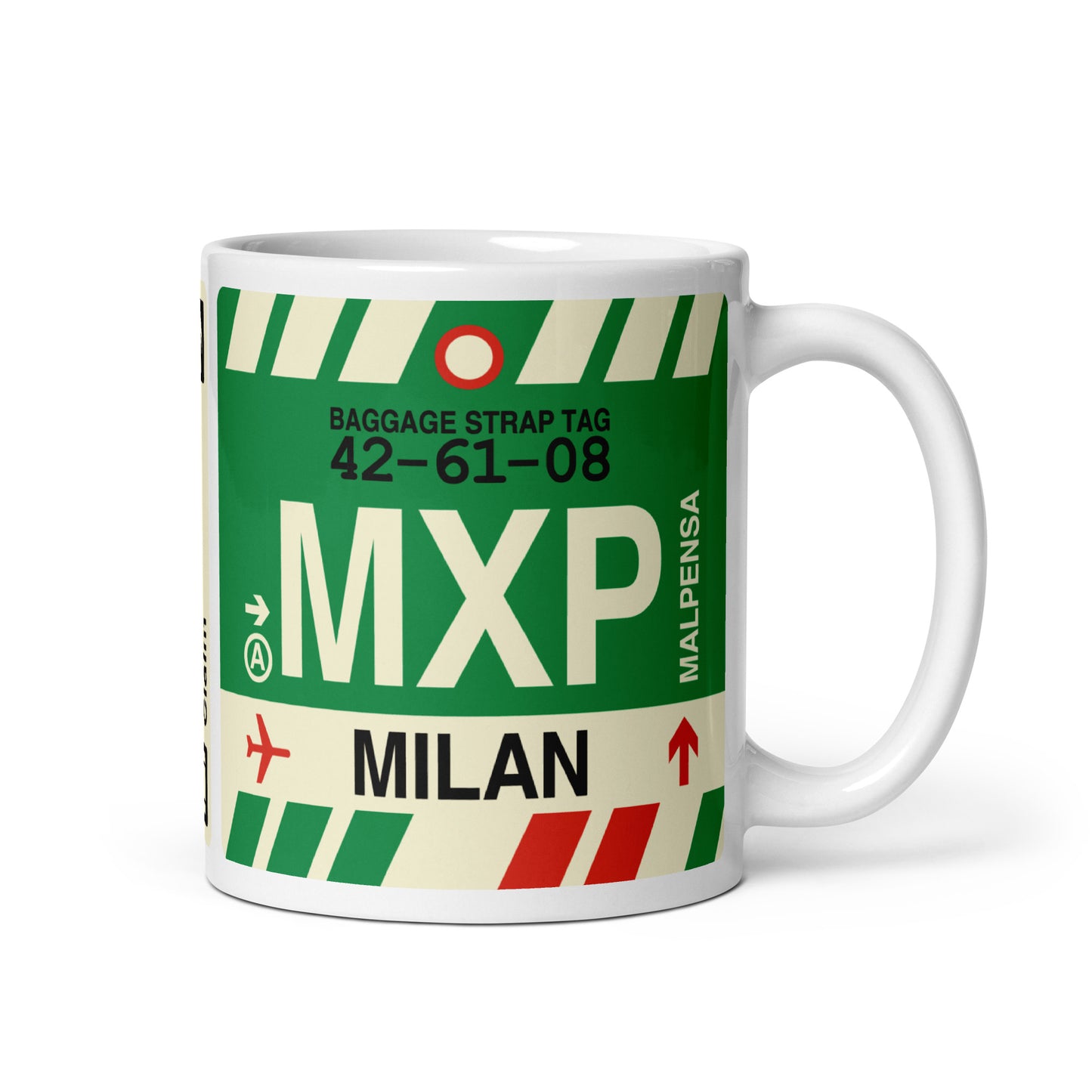 Travel-Themed Coffee Mug • MXP Milan • YHM Designs - Image 01