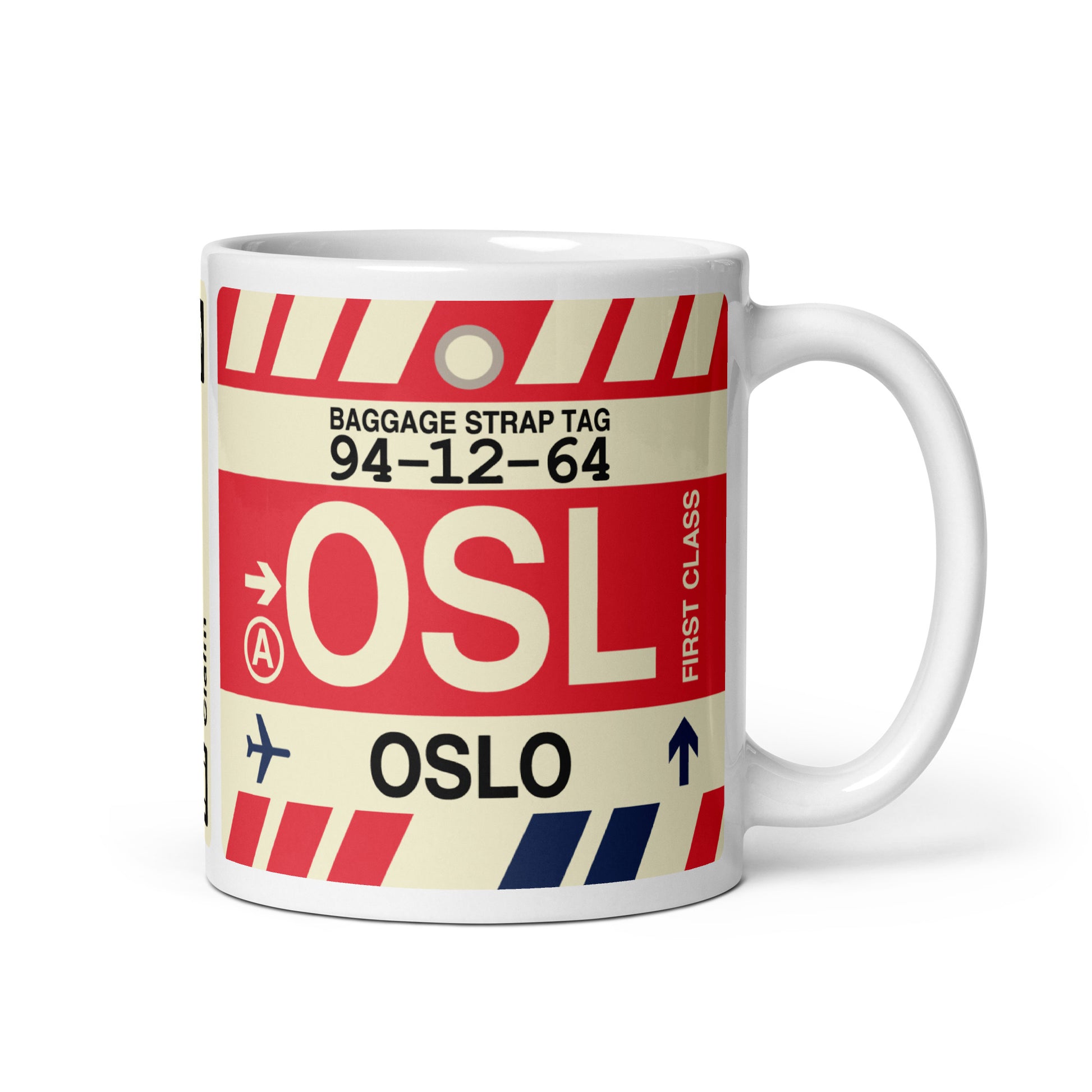 Travel-Themed Coffee Mug • OSL Oslo • YHM Designs - Image 01