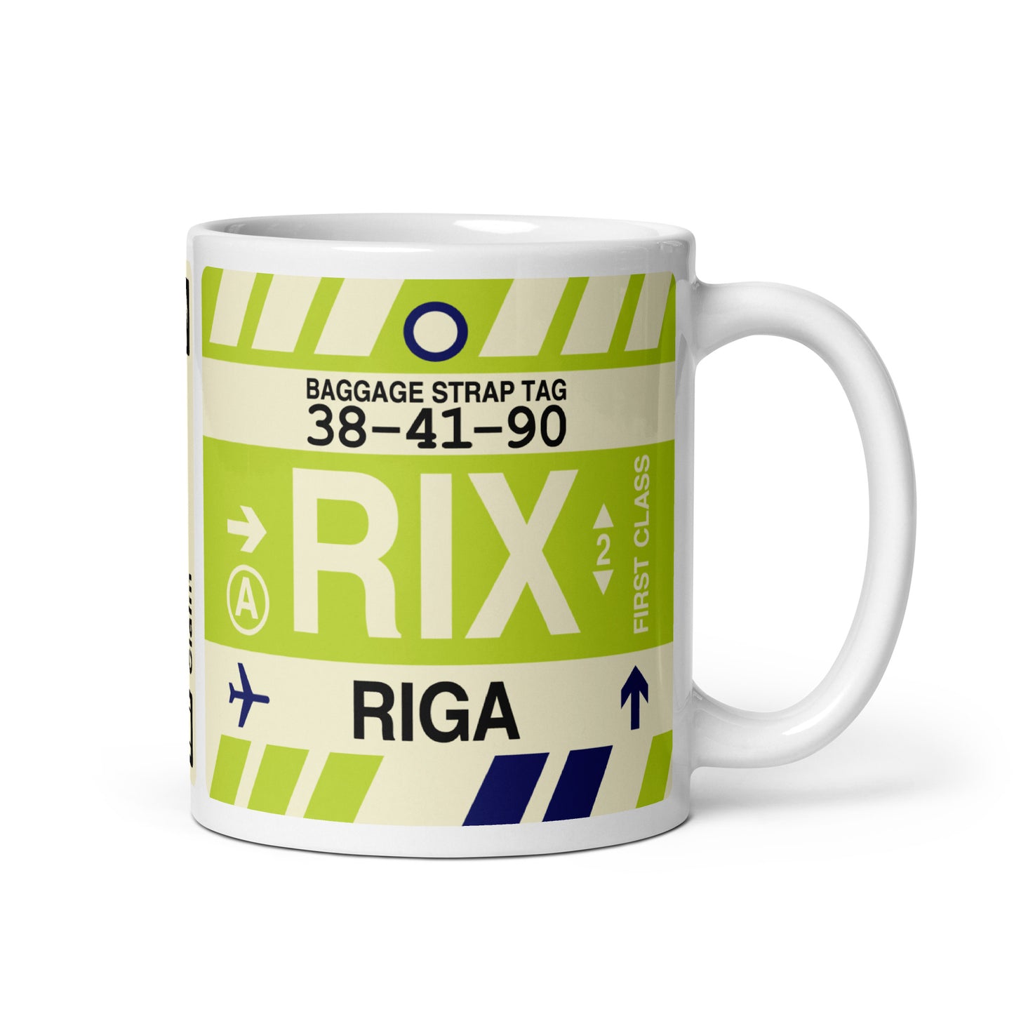 Travel-Themed Coffee Mug • RIX Riga • YHM Designs - Image 01
