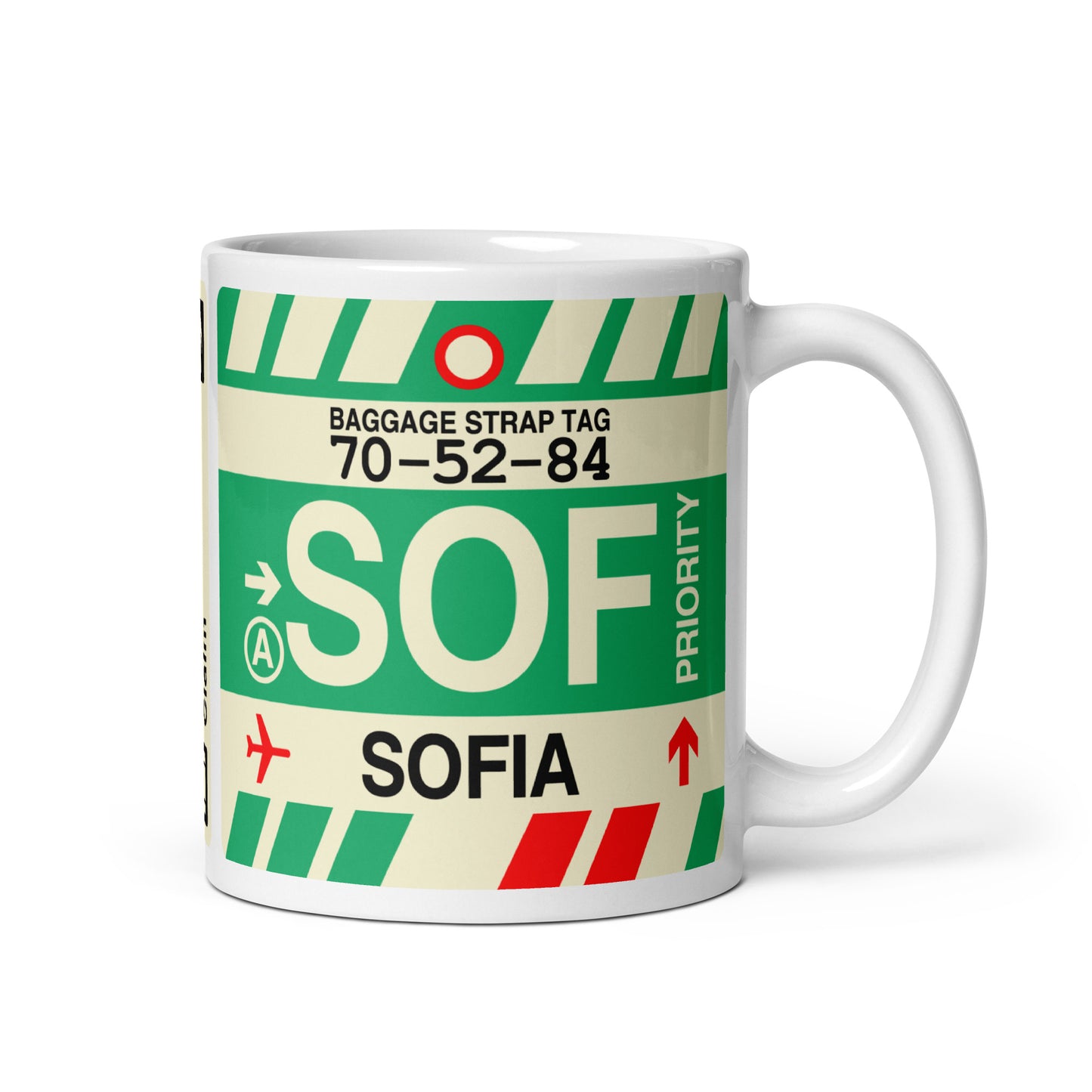 Travel-Themed Coffee Mug • SOF Sofia • YHM Designs - Image 01