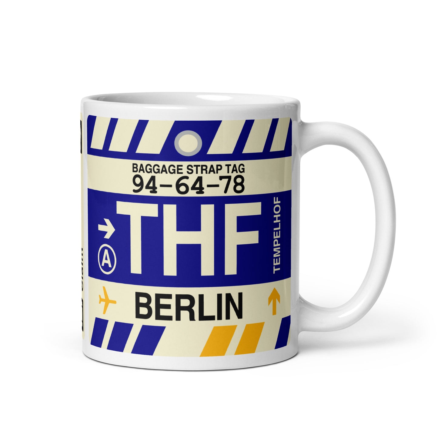 Travel-Themed Coffee Mug • THF Berlin • YHM Designs - Image 01