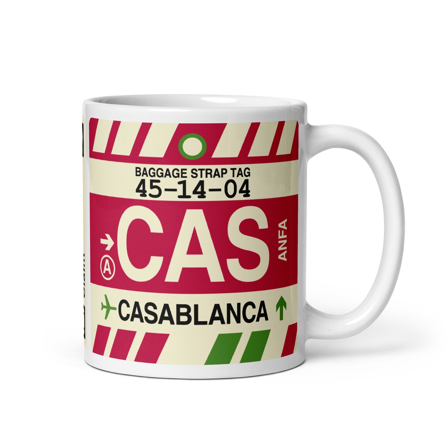 Travel-Themed Coffee Mug • CAS Casablanca • YHM Designs - Image 01