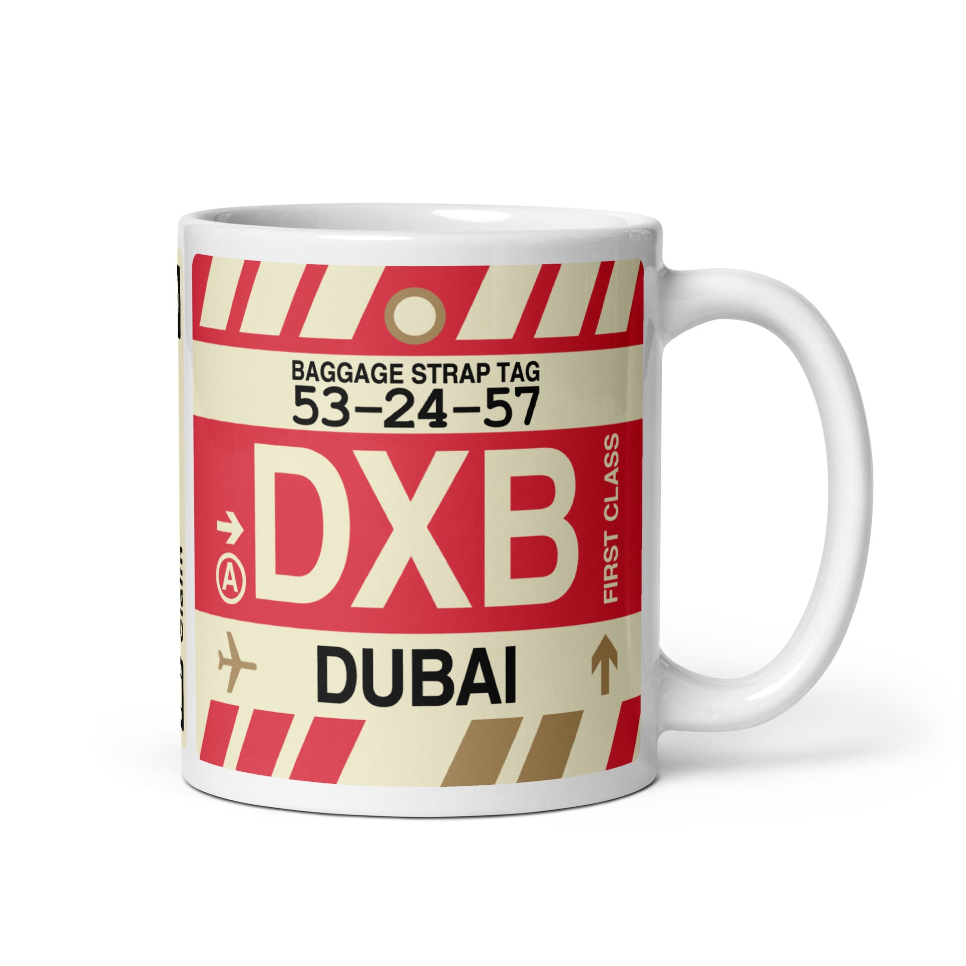 Travel Gift Coffee Mug • DXB Dubai • YHM Designs - Image 01