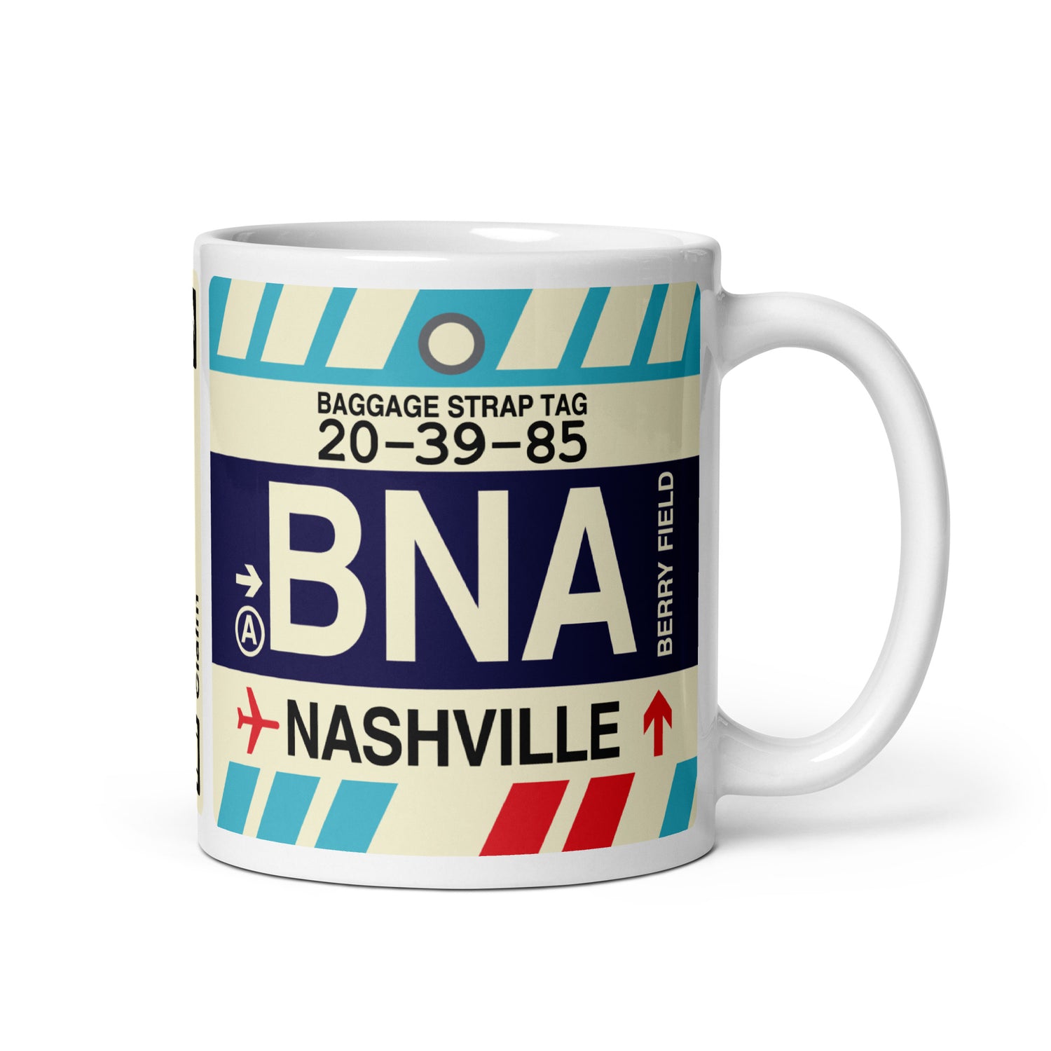Nashville Tennessee Coffee Mugs and Water Bottles • BNA Airport Code