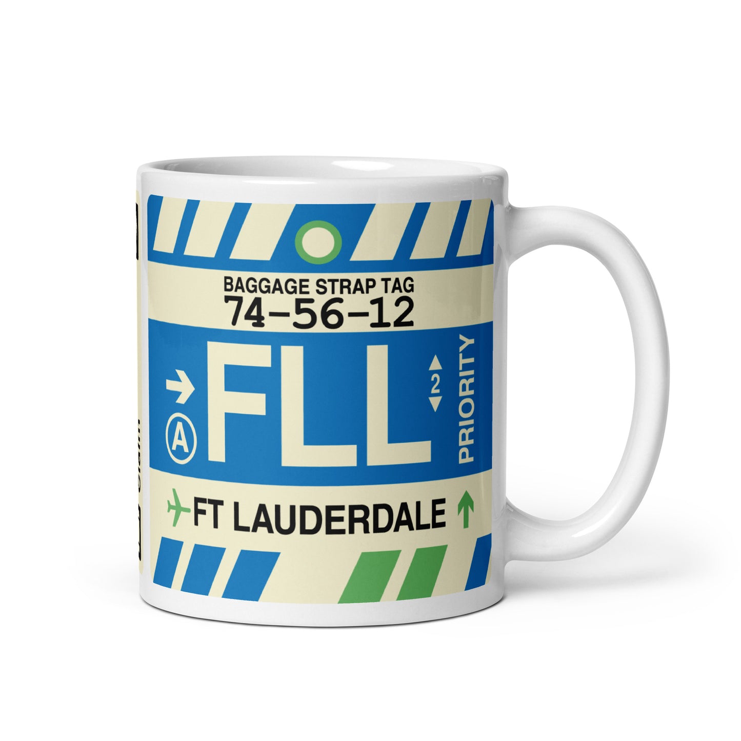 Travel Gift Coffee Mug • FLL Fort Lauderdale • YHM Designs - Image 01