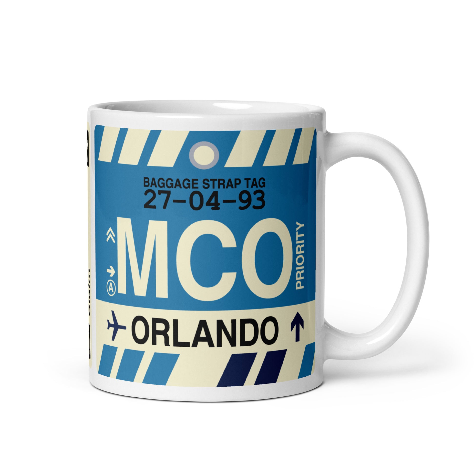 Travel-Themed Coffee Mug • MCO Orlando • YHM Designs - Image 01
