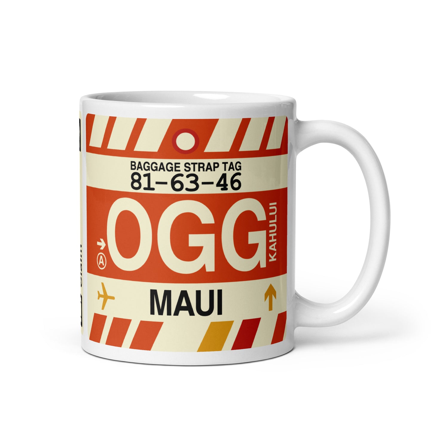 Travel-Themed Coffee Mug • OGG Maui • YHM Designs - Image 01