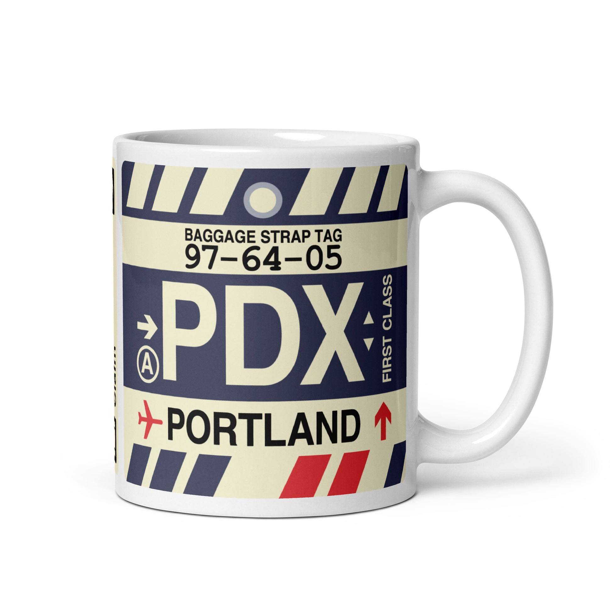 Travel-Themed Coffee Mug • PDX Portland • YHM Designs - Image 01
