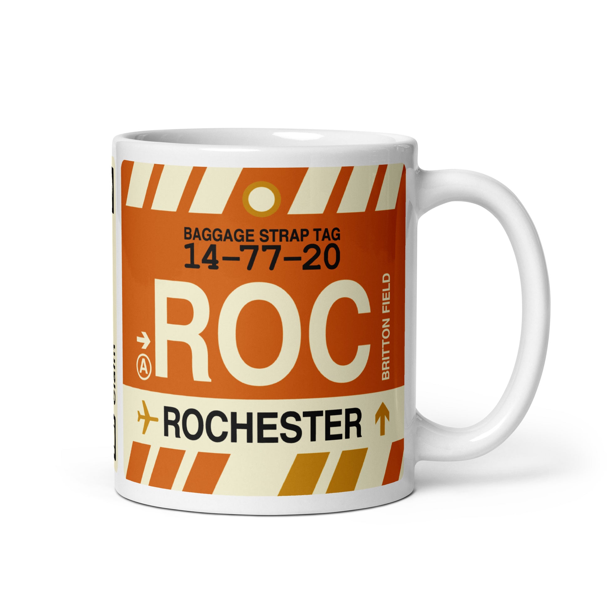 Travel Gift Coffee Mug • ROC Rochester Souvenir • YHM Designs - Image 01