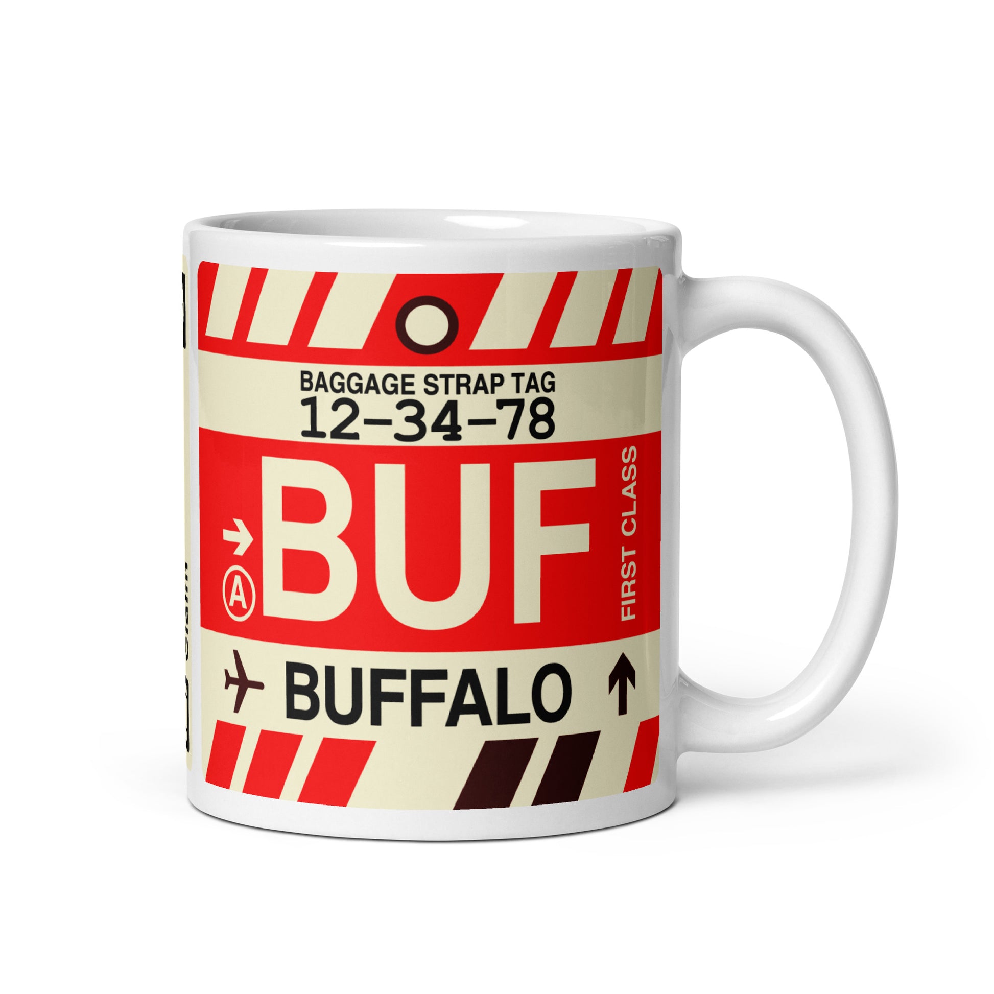 Travel Gift Coffee Mug • BUF Buffalo • YHM Designs - Image 01
