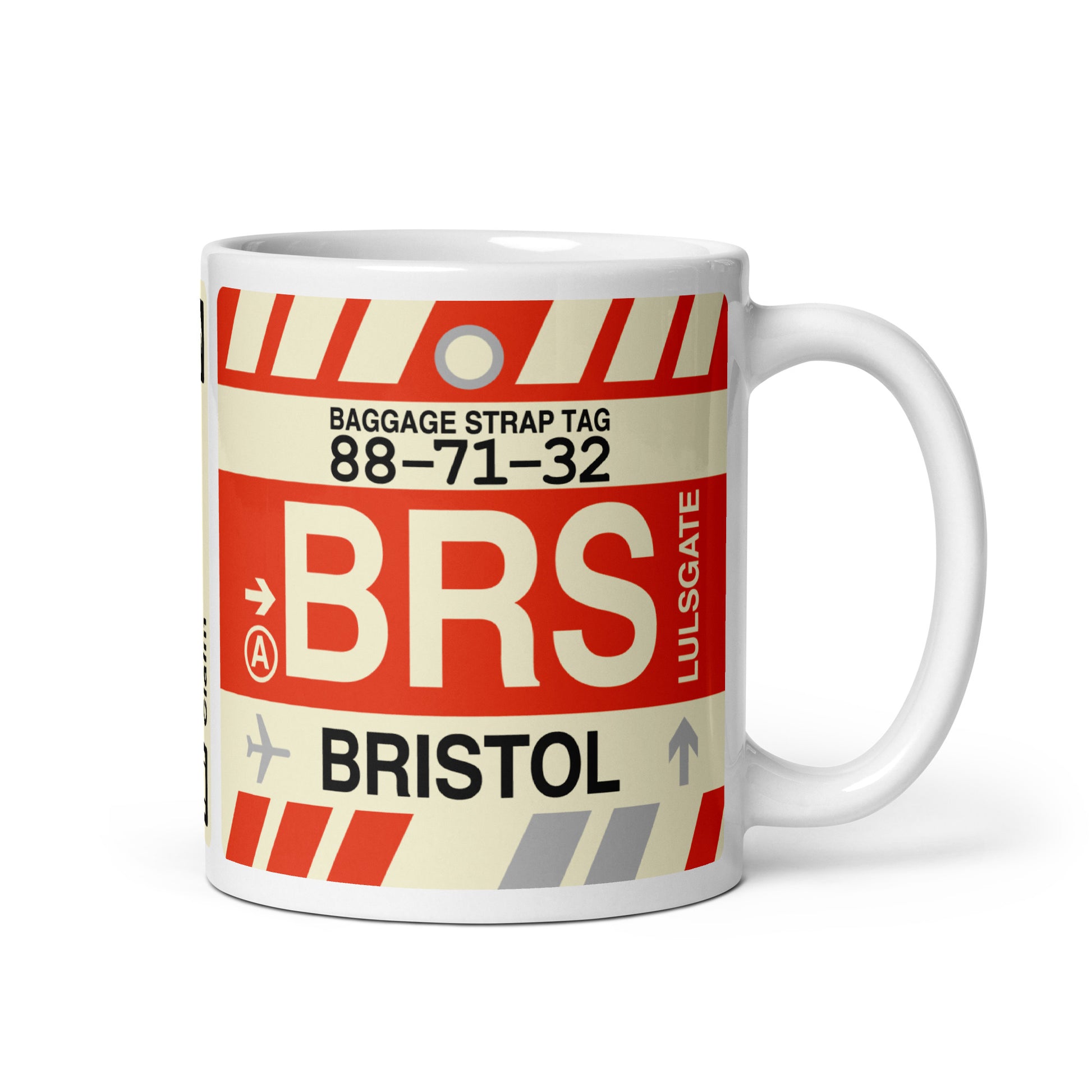 Travel-Themed Coffee Mug • BRS Bristol • YHM Designs - Image 01