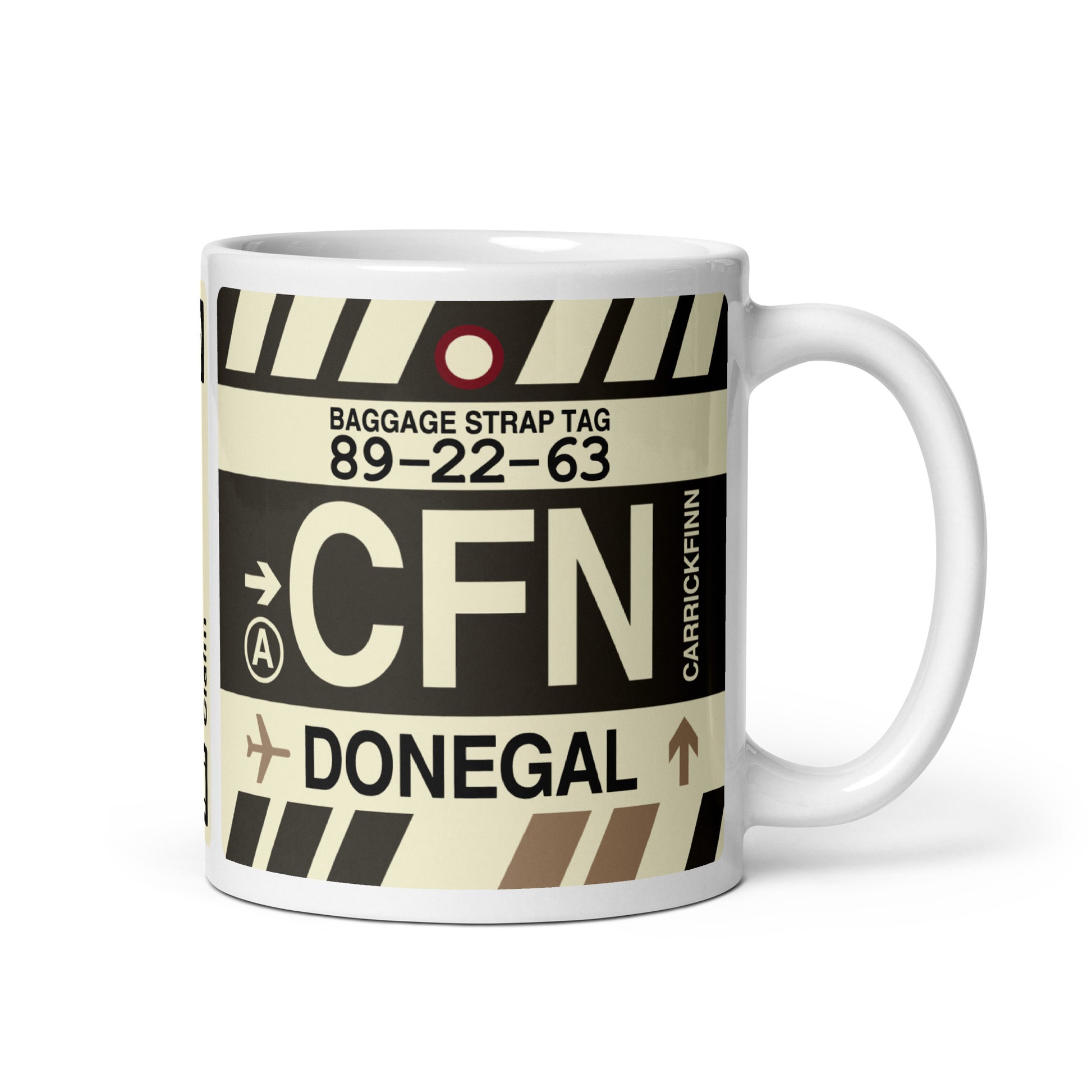 Travel-Themed Coffee Mug • CFN Donegal • YHM Designs - Image 01