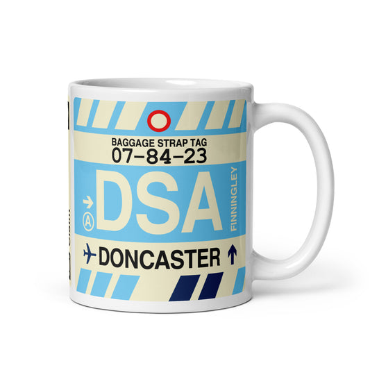 Travel Gift Coffee Mug • DSA Doncaster • YHM Designs - Image 01