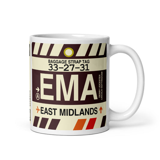 Travel Gift Coffee Mug • EMA East Midlands • YHM Designs - Image 01