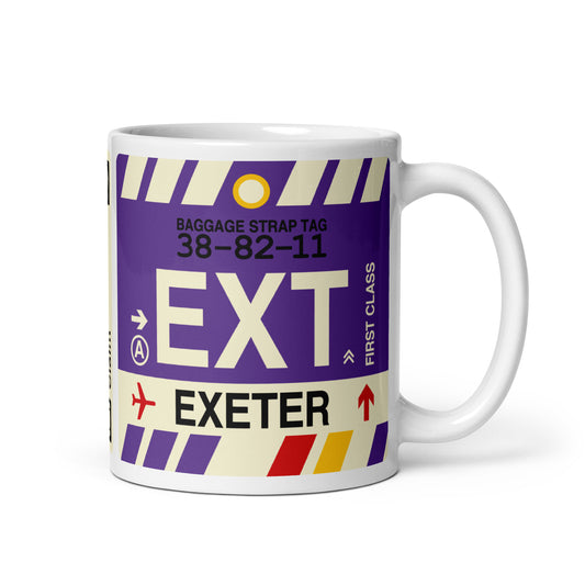 Travel Gift Coffee Mug • EXT Exeter • YHM Designs - Image 01