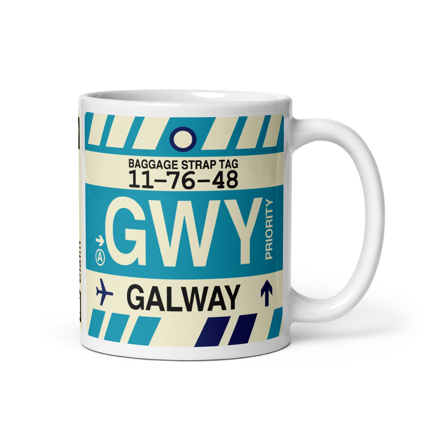 Travel-Themed Coffee Mug • GWY Galway • YHM Designs - Image 01