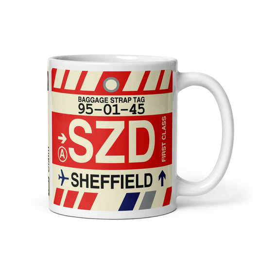 Travel Gift Coffee Mug • SZD Sheffield • YHM Designs - Image 01