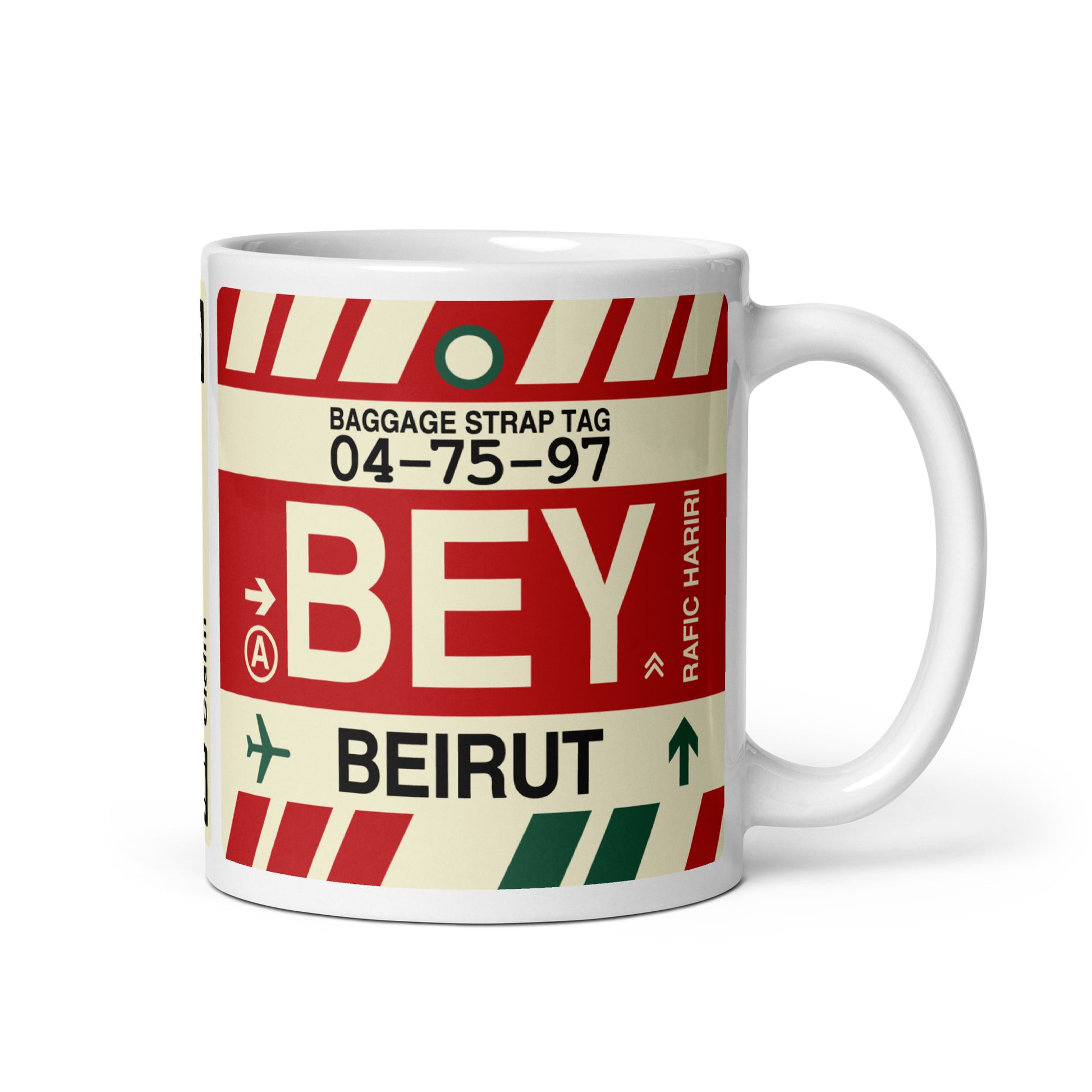 Travel Gift Coffee Mug • BEY Beirut Souvenir • YHM Designs - Image 01
