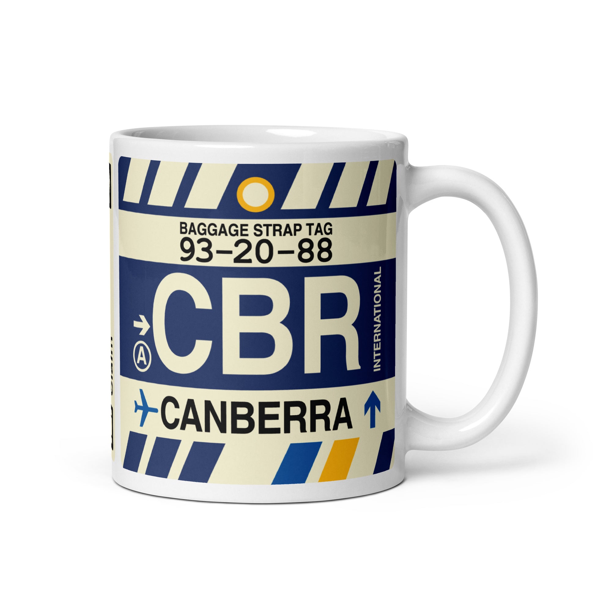 Travel Gift Coffee Mug • CBR Canberra Souvenir • YHM Designs - Image 01
