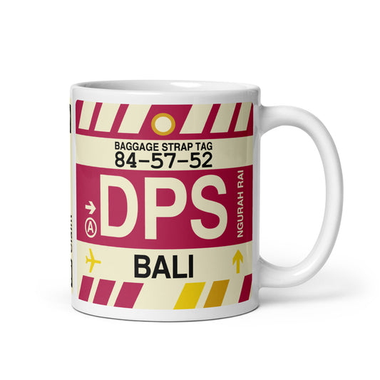 Travel Gift Coffee Mug • DPS Bali Souvenir • YHM Designs - Image 01
