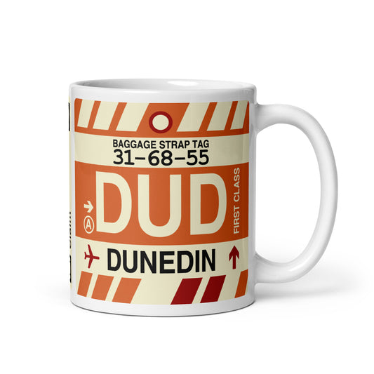 Travel Gift Coffee Mug • DUD Dunedin • YHM Designs - Image 01