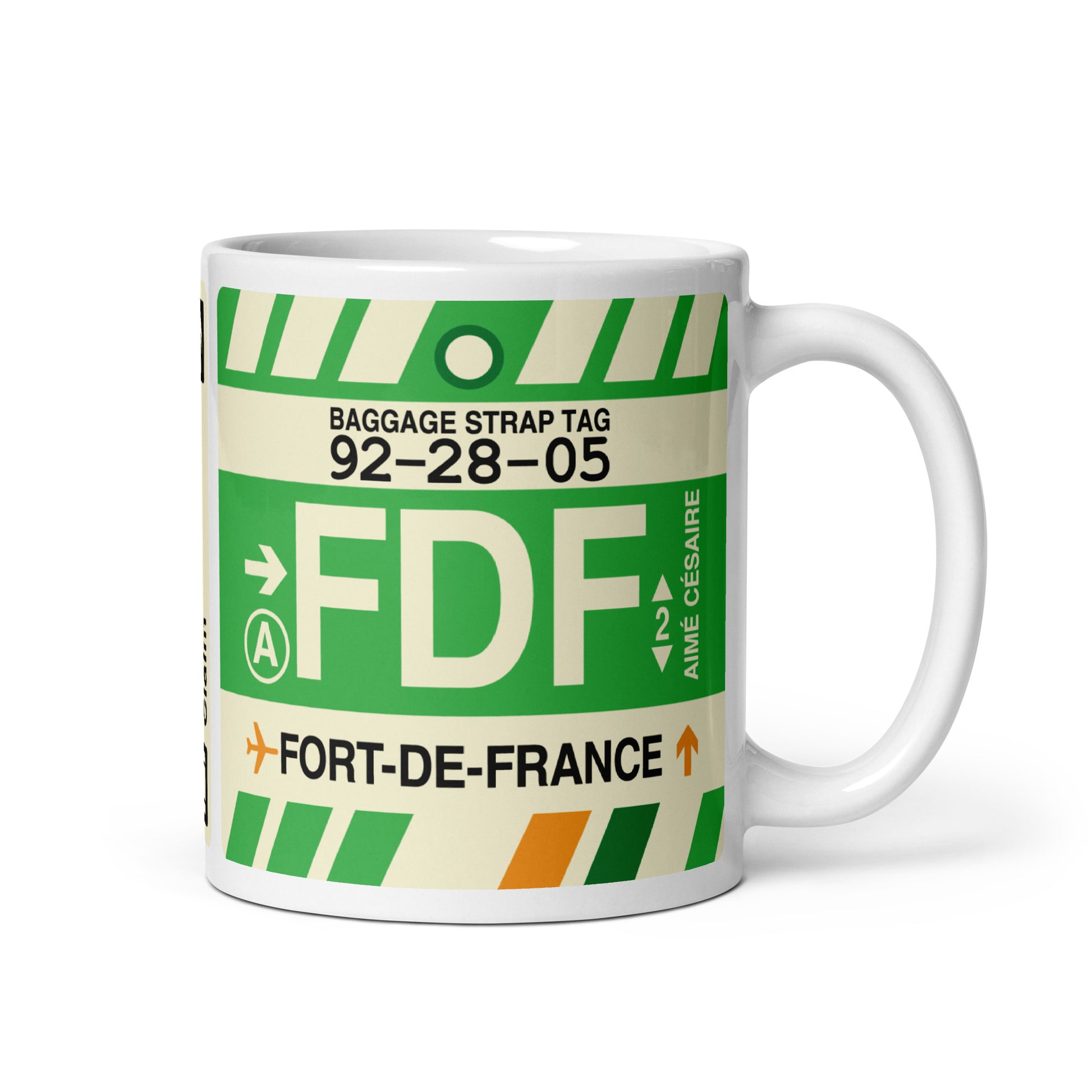 Travel Gift Coffee Mug • FDF Fort-de-France Souvenir • YHM Designs - Image 01