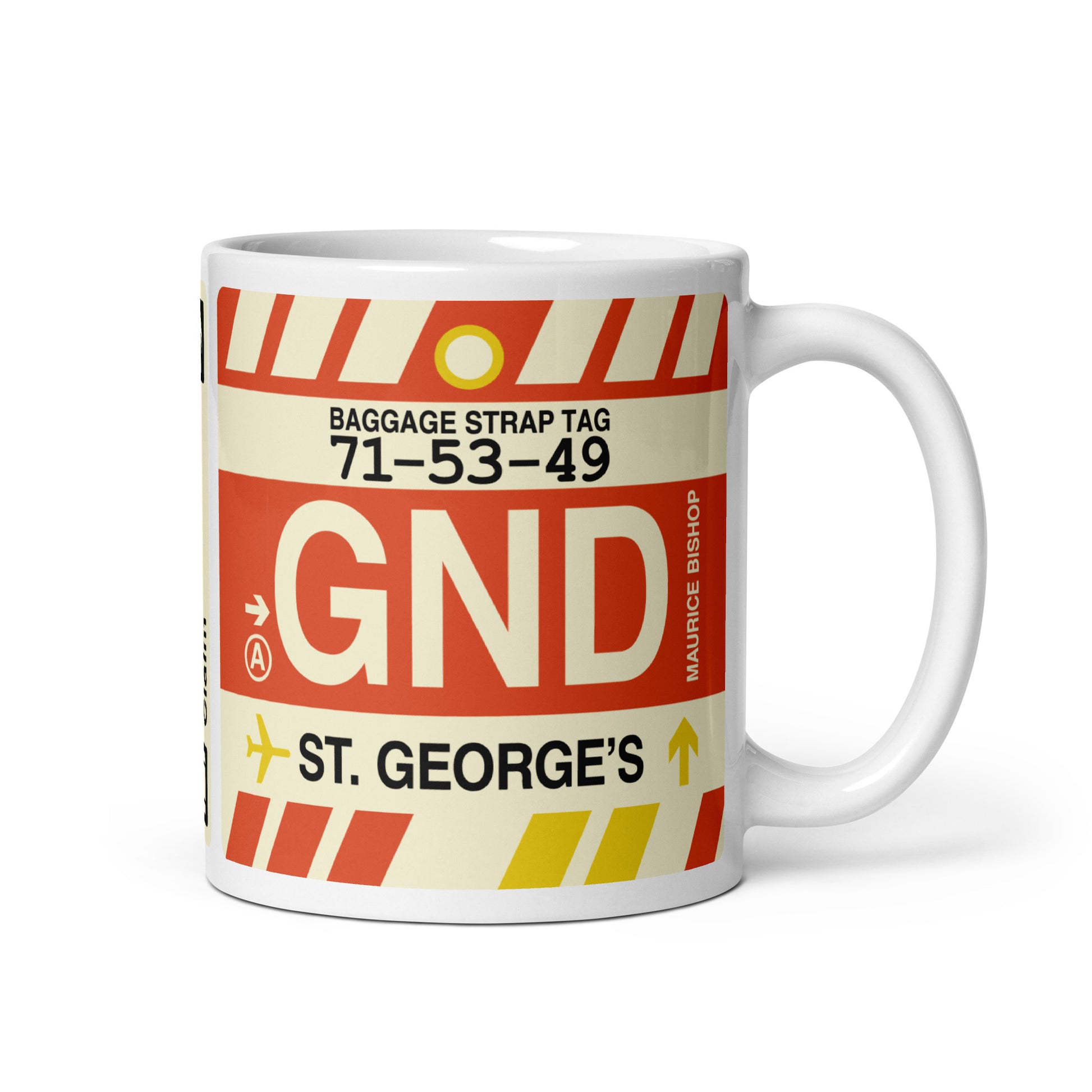 Travel-Themed Coffee Mug • GND St. George's • YHM Designs - Image 01