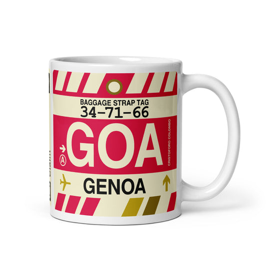 Travel Gift Coffee Mug • GOA Genoa • YHM Designs - Image 01
