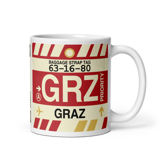 Travel Gift Coffee Mug • GRZ Graz Souvenir • YHM Designs - Image 01
