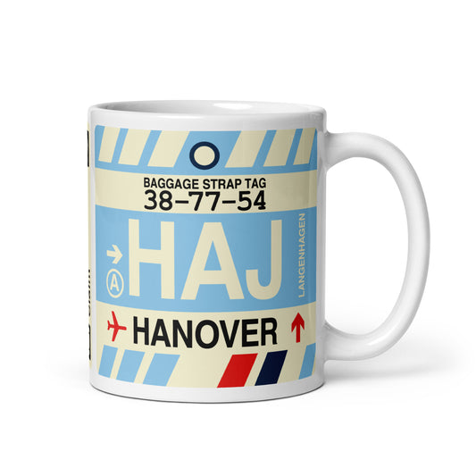 Travel Gift Coffee Mug • HAJ Hanover • YHM Designs - Image 01
