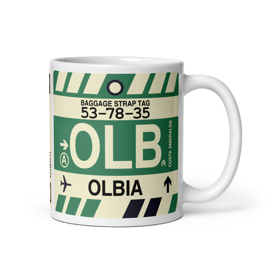 Travel Gift Coffee Mug • OLB Olbia • YHM Designs - Image 01