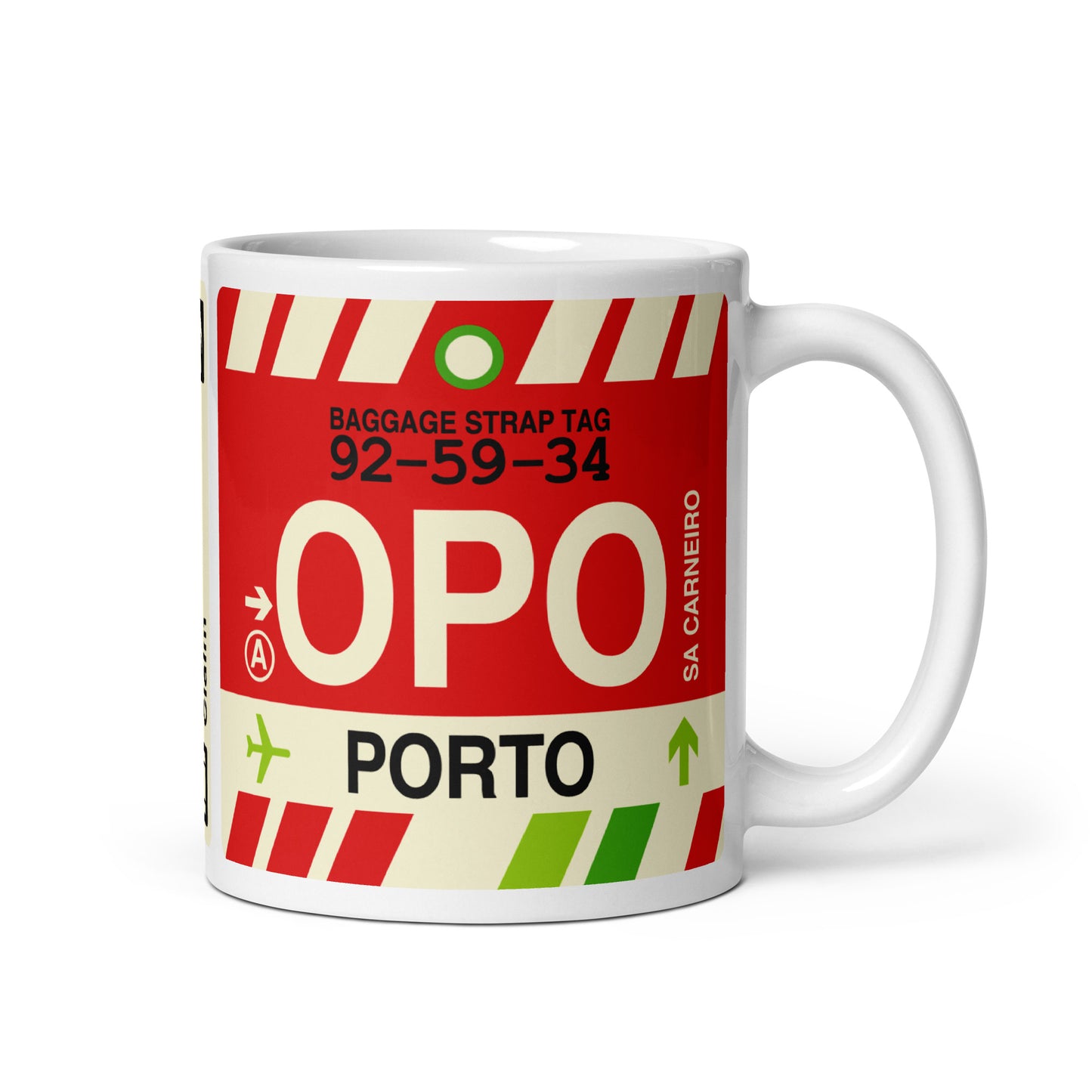 Travel-Themed Coffee Mug • OPO Porto • YHM Designs - Image 01