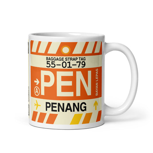 Travel Gift Coffee Mug • PEN Penang Souvenir • YHM Designs - Image 01