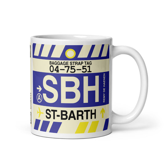 Travel Gift Coffee Mug • SBH Saint Barthélemy • YHM Designs - Image 01