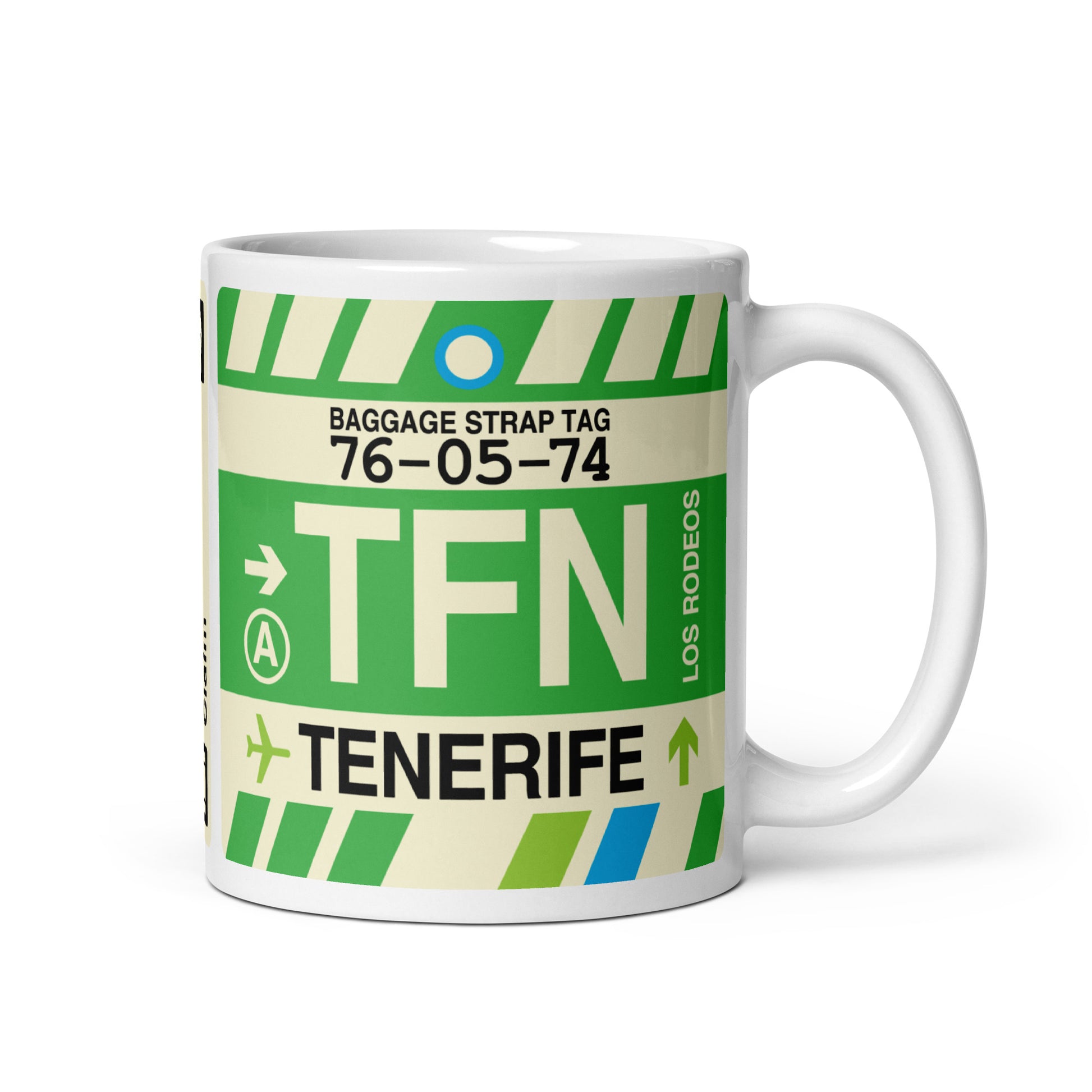 Travel-Themed Coffee Mug • TFN Tenerife • YHM Designs - Image 01