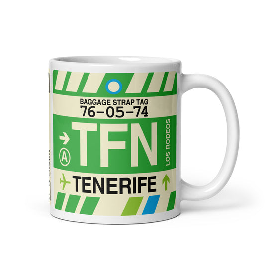 Travel Gift Coffee Mug • TFN Tenerife • YHM Designs - Image 01