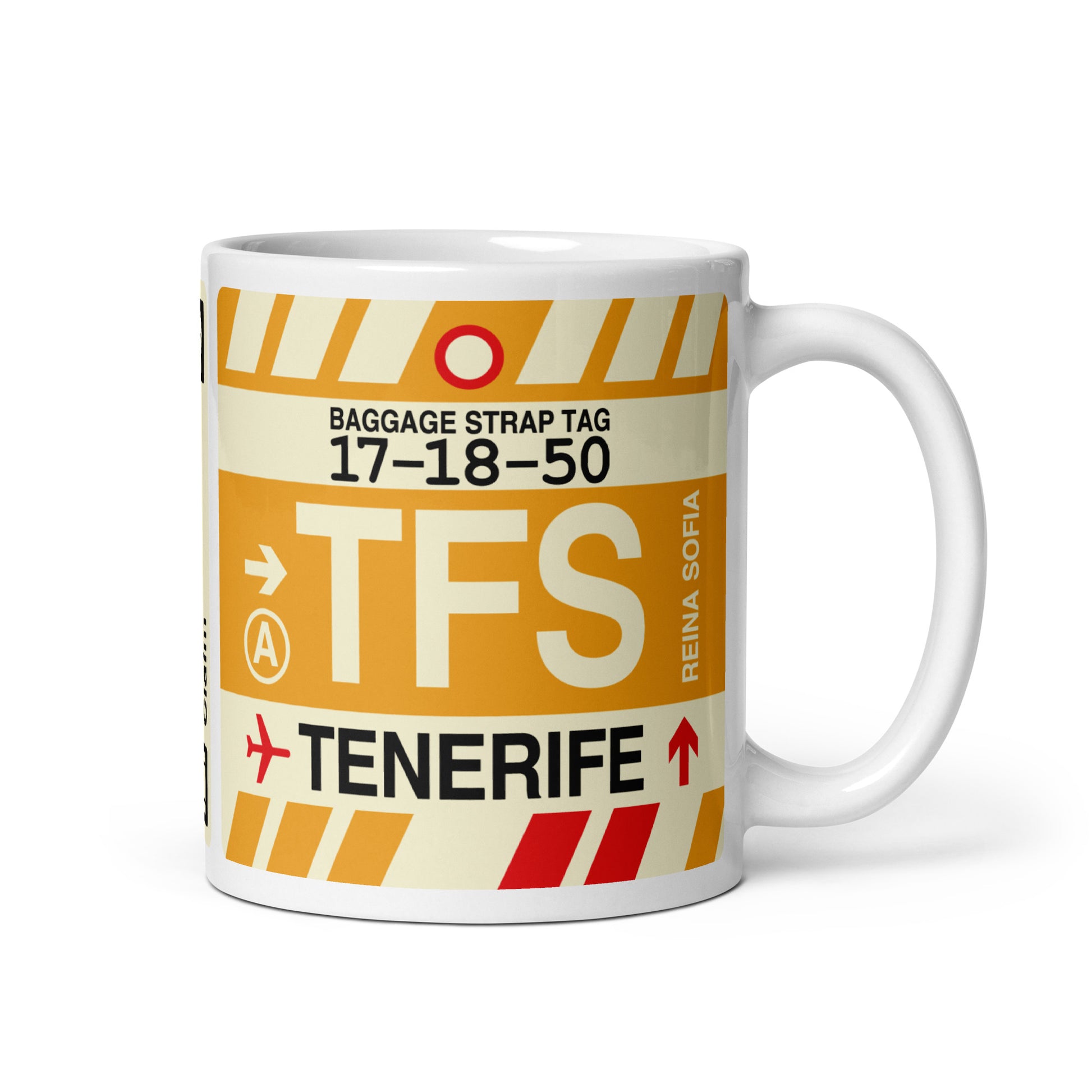 Travel-Themed Coffee Mug • TFS Tenerife • YHM Designs - Image 01