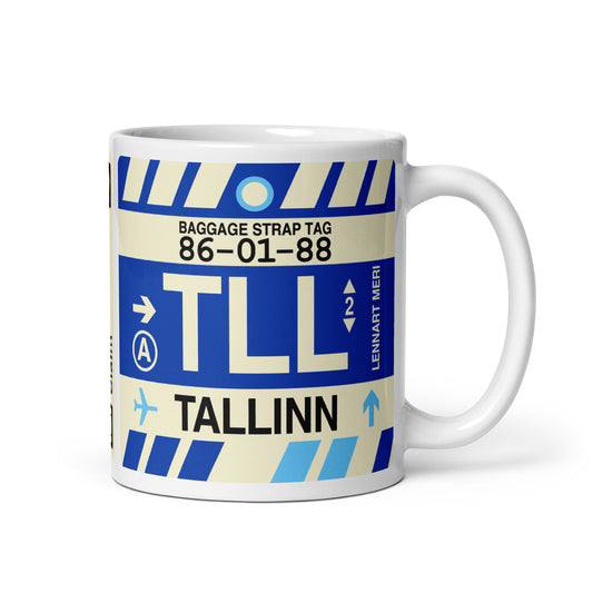 Travel Gift Coffee Mug • TLL Tallinn • YHM Designs - Image 01