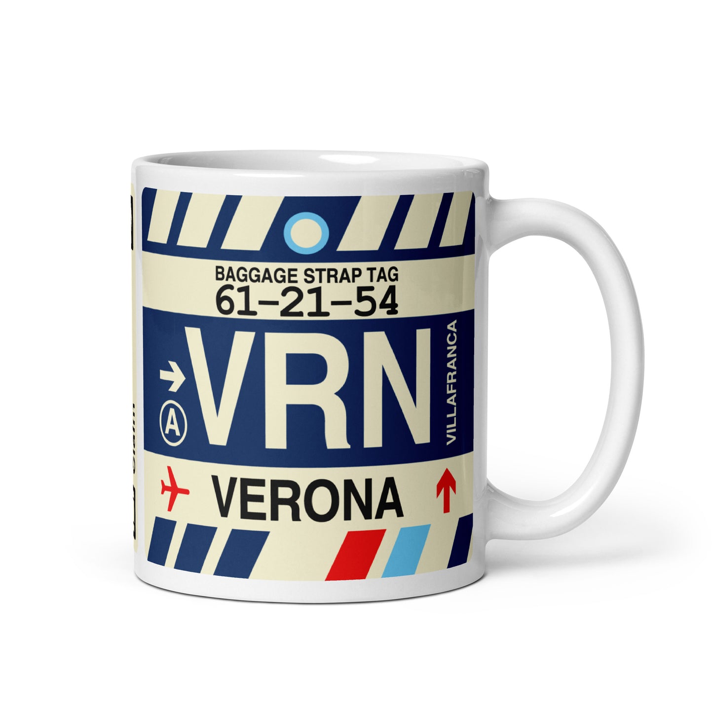 Travel-Themed Coffee Mug • VRN Verona • YHM Designs - Image 01