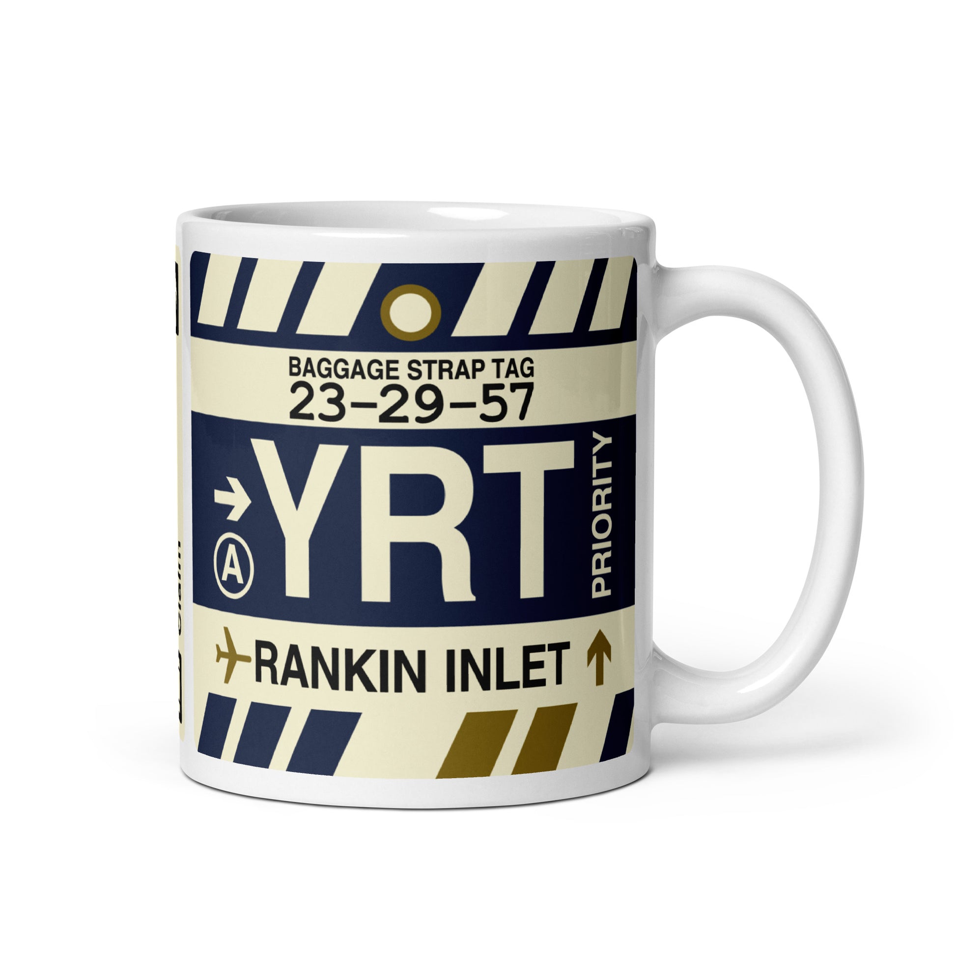 Travel-Themed Coffee Mug • YRT Rankin Inlet • YHM Designs - Image 01