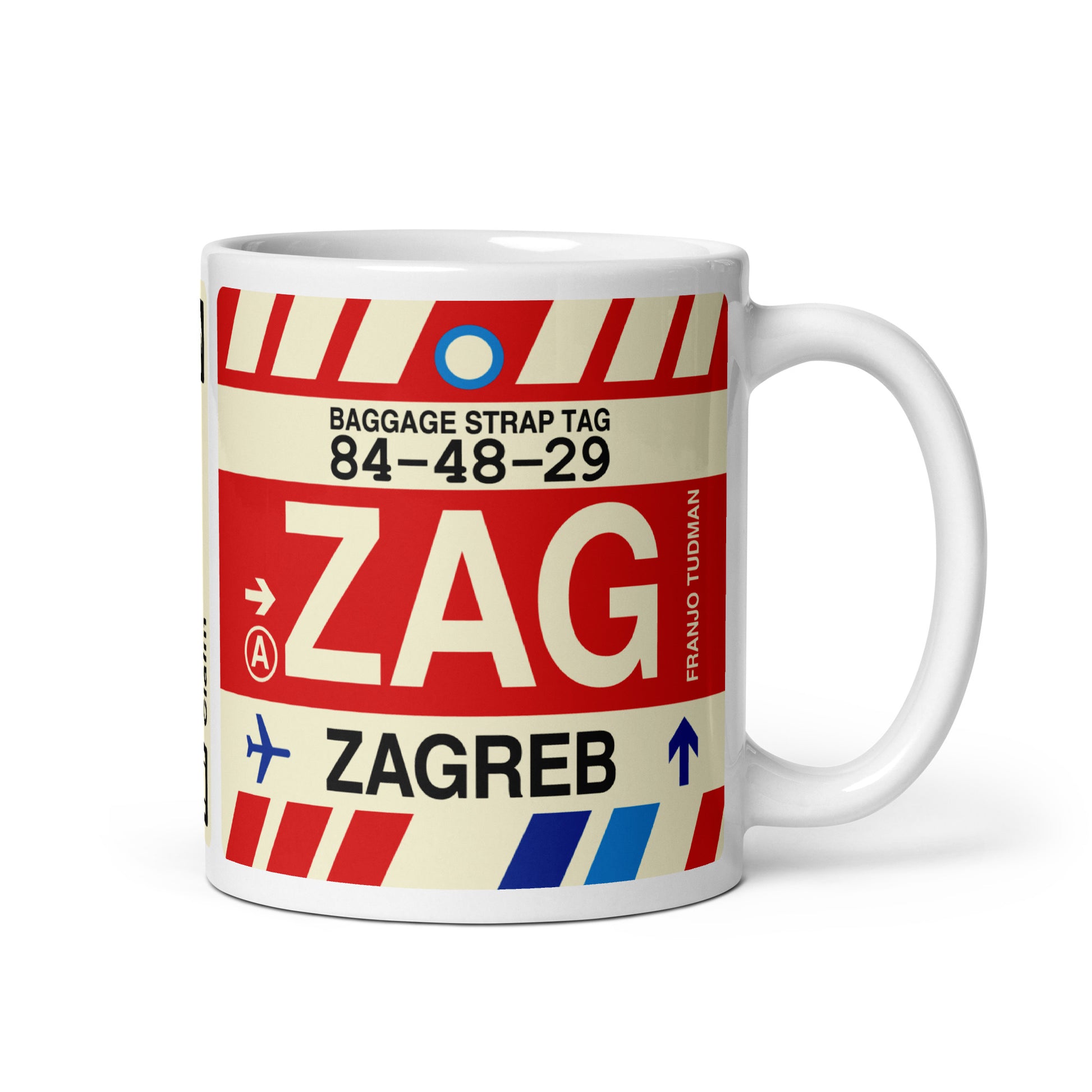 Travel-Themed Coffee Mug • ZAG Zagreb • YHM Designs - Image 01