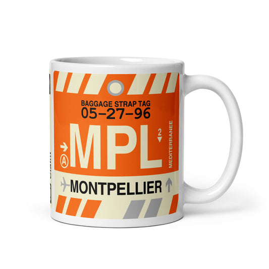 Travel Gift Coffee Mug • MPL Montpellier Souvenir • YHM Designs - Image 01