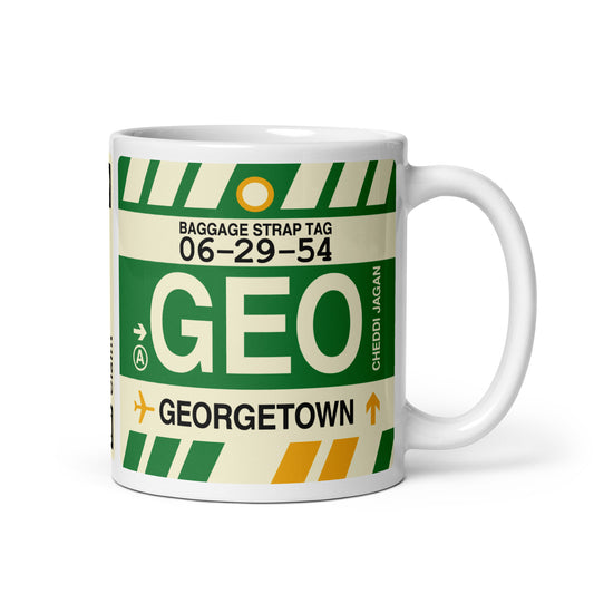 Travel-Themed Coffee Mug • GEO Georgetown • YHM Designs - Image 01