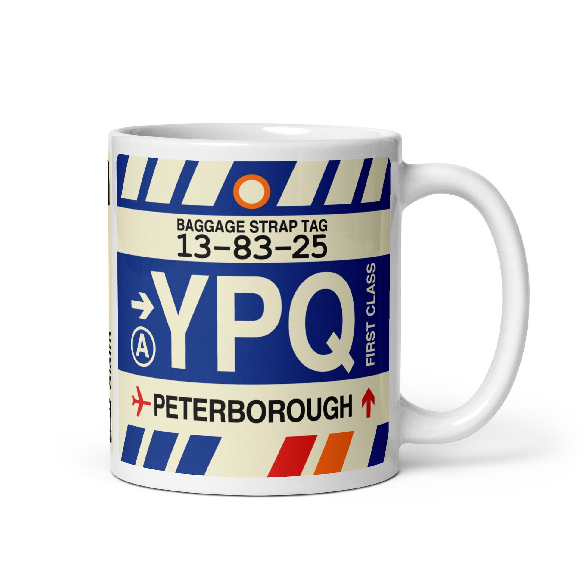 Travel-Themed Coffee Mug • YPQ Peterborough • YHM Designs - Image 01