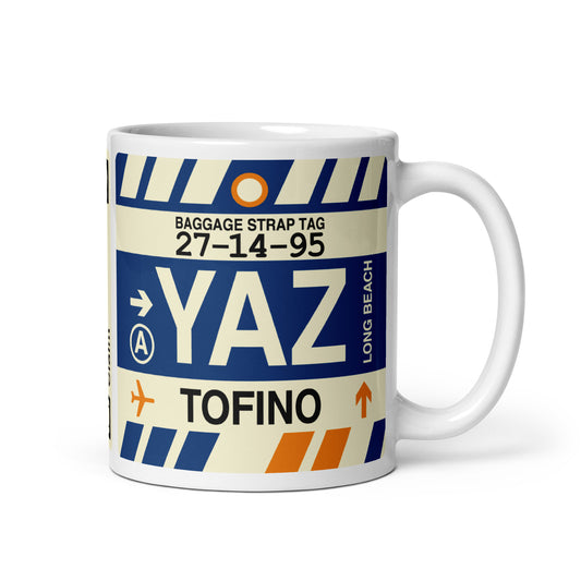 Travel-Themed Coffee Mug • YAZ Tofino • YHM Designs - Image 01