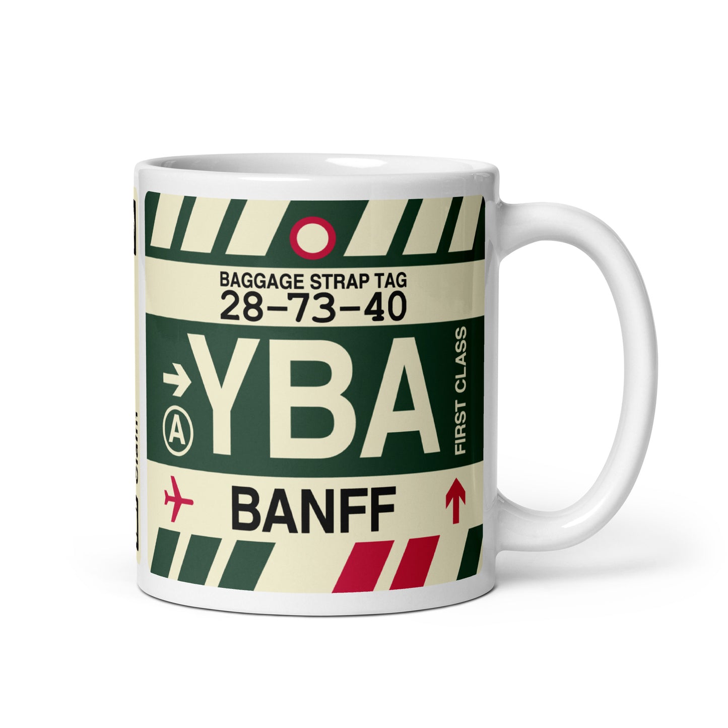 Travel Gift Coffee Mug • YBA Banff • YHM Designs - Image 01