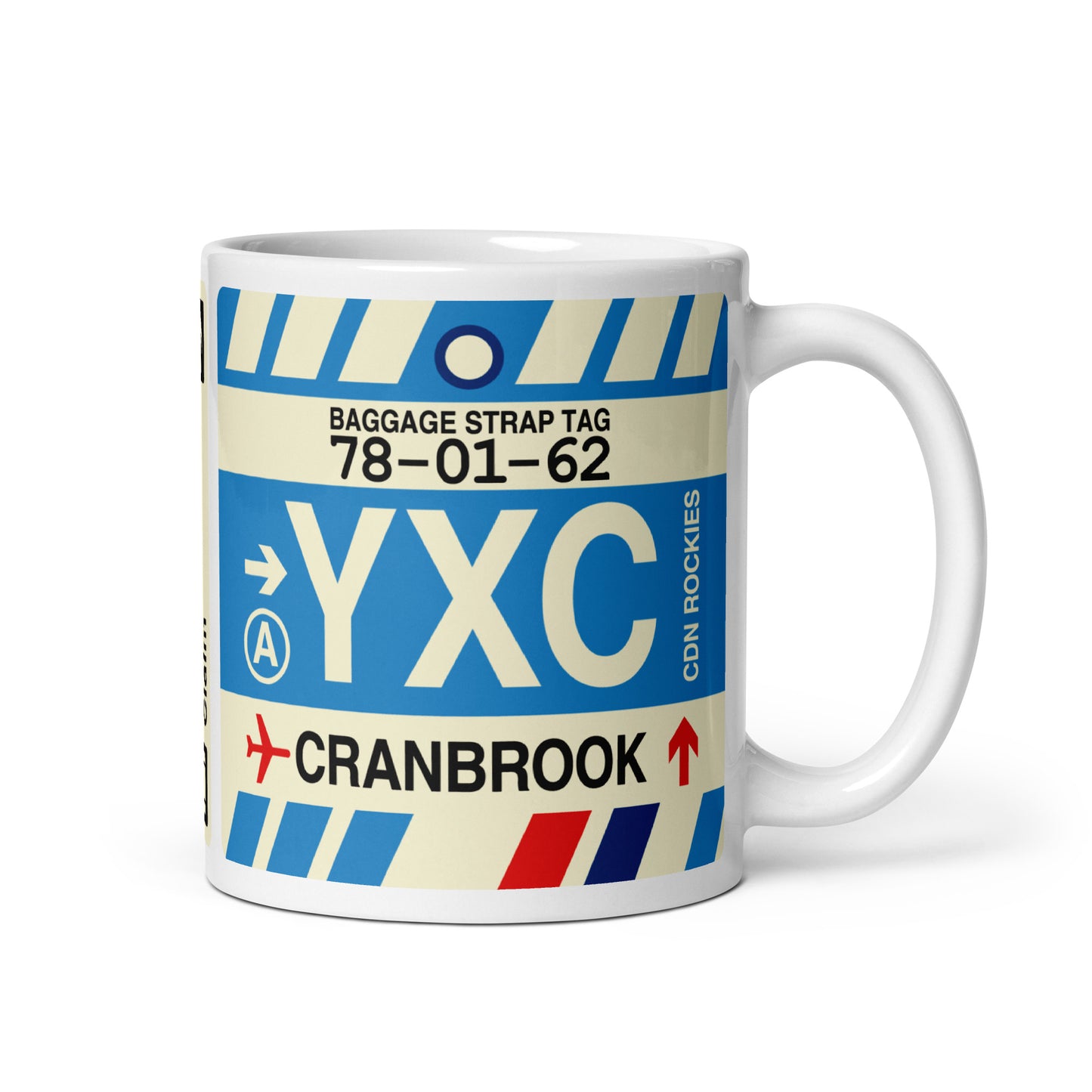 Travel-Themed Coffee Mug • YXC Cranbrook • YHM Designs - Image 01